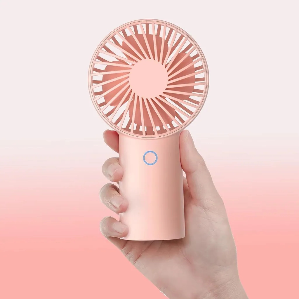 jisulife-fa20-rechargeable-mini-handheld-fan-2000mah-battery-pink